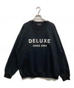 DELUXEデラックス）の古着「スウェット」｜ブラック