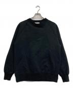 UNIVERSAL PRODUCTS.ユニバーサルプロダクツ）の古着「YAAH CREW SWEAT」｜ブラック