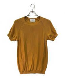 SUGARHILL（シュガーヒル）の古着「COTTON SHORT SLEEVE KNIT」｜イエロー