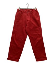 KAPTAIN SUNSHINE（キャプテンサンシャイン）の古着「Finx Chino S.F Trousers / フィンクスチノ S.F トラウザー」｜レッド