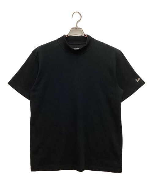 YOHJI YAMAMOTO（ヨウジヤマモト）YOHJI YAMAMOTO (ヨウジヤマモト) New Era (ニューエラ) HIGHNECK SS P TEE YY / ハイネック ショートスリーブ プルオーバー Tシャツ ブラック サイズ:X-LARGEの古着・服飾アイテム