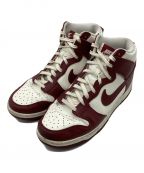 NIKEナイキ）の古着「WMNS DUNK HIGH / ウィメンズ ダンク ハイ」｜ホワイト×ボルドー