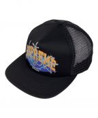 SUPREMEシュプリーム）の古着「IRAK ARC Mesh Back 5 Panel Cap / アイラック アーク メッシュバック 5 パネル キャップ　USA製　22AW」｜ブラック