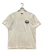 stussyステューシー）の古着「Fresh Gear Tee / フレッシュギアT クルーネック プリント」｜ホワイト