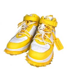 NIKE×OFFWHITE（ナイキ×オフホワイト）の古着「Air Force 1 Mid SP LTHR "White and Varsity Maize"」｜イエロー×ホワイト