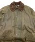 中古・古着 Barbour (バブアー) BURGHLEY オイルド ワックス ロング コート ブラウン サイズ:38：18000円