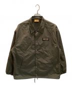 GRIP SWANYグリップスワニー）の古着「GS COACH JACKET GS/GSコーチジャケットGS」｜オリーブ