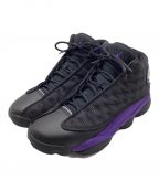 NIKEナイキ）の古着「AIR JORDAN 13 RETRO/エアジョーダン13レトロ」｜ブラック×パープル