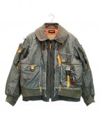 AVIREXアヴィレックス）の古着「AUTO GYRO JACKET / オート ジャイロ ジャケット」｜グリーン