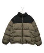 THE NORTHFACE PURPLELABELザ・ノースフェイス パープルレーベル）の古着「Color Ripstop Nuptse Jacket ダウンジャケット」｜ブラウン×ブラック