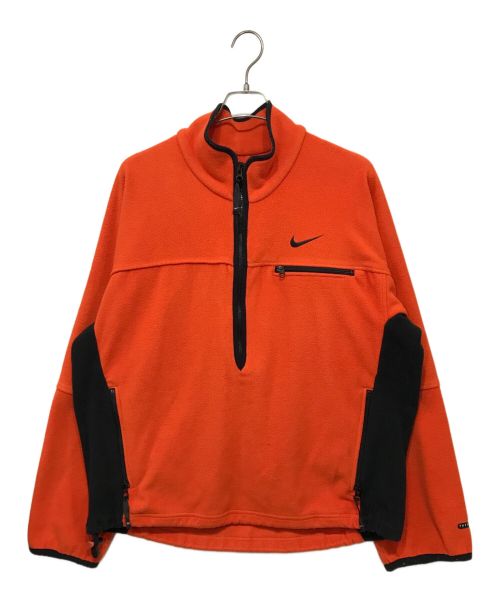 NIKE ACG（ナイキエージーシー）NIKE ACG (ナイキエージーシー) プルオーバーフリースジャケット オレンジ サイズ:Mの古着・服飾アイテム