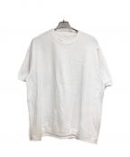 The Ennoy Professionalザ エンノイ プロフェッショナル）の古着「Short sleeve hem rib tee 刺繍Tシャツ」｜ホワイト