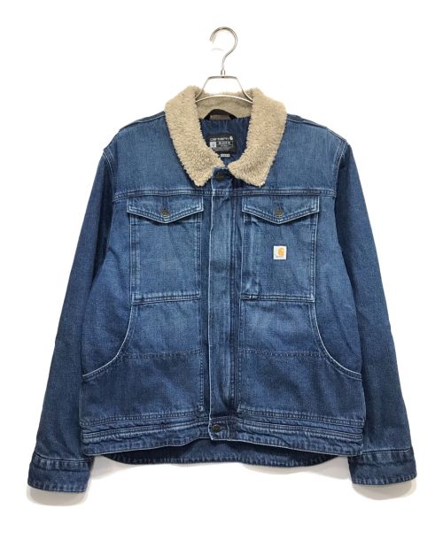 CarHartt（カーハート）CarHartt (カーハート) リラックスフィットデニムジャケット ブルー サイズ:Lの古着・服飾アイテム