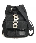 PORTER×TOGA ARCHIVESポーター×トーガアーカイブス）の古着「22SS STRING BAGPORTER ストリングバッグ」｜ブラック