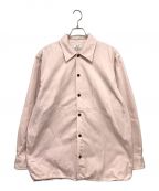 Acne studiosアクネ ストゥディオス）の古着「Houston cotton twill shirt」｜ピンク