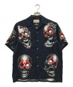 56 TATTOO STUDIO×WACKO MARIA56 タトゥースタジオ×ワコマリア）の古着「HAWAIIAN SHIRT」｜ネイビー