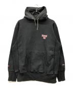 Champion REVERSE WEAVE×SWAGGERチャンピオン リバース ウィーブ×スワッガー）の古着「プルオーバーパーカー」｜ブラック