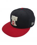 New Era×chop shopニューエラ×）の古着「キャップ」｜ブラック