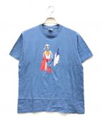 SUPREMEシュプリーム）の古着「SKELETON TEE」｜ブルー