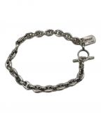 GOTHIC YOHJI YAMAMOTOゴシックヨウジヤマモト）の古着「CHAIN BRACELET PT1」｜シルバー