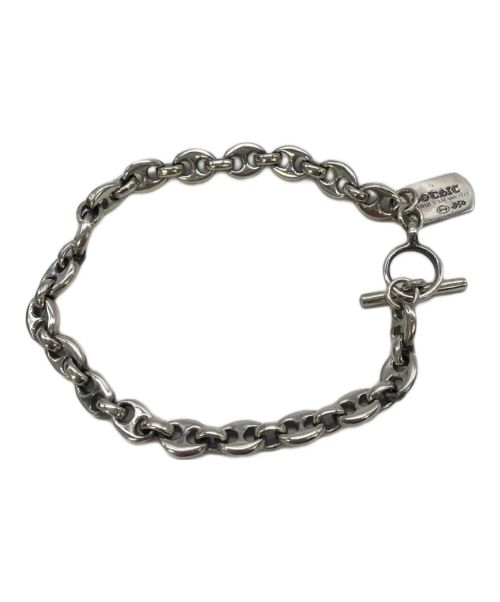 GOTHIC YOHJI YAMAMOTO（ゴシックヨウジヤマモト）GOTHIC YOHJI YAMAMOTO (ゴシックヨウジヤマモト) CHAIN BRACELET PT1 シルバーの古着・服飾アイテム