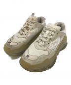 BALENCIAGAバレンシアガ）の古着「TRIPLE S CLEAR SOLE TRAINER」｜ホワイト