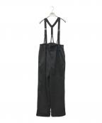 TODAYFULトゥデイフル）の古着「Suspenders Highwaist Pants」｜ブラック