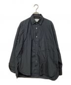 steinシュタイン）の古着「OVERSIZED DOWN PATTERN SHIRT」｜ブラック