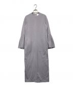 Mame Kurogouchiマメクロゴウチ）の古着「Volume Sleeve Cotton Jersey Dress」｜パープル