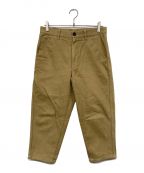 COMME des GARCONS SHIRTコムデギャルソンシャツ）の古着「Cotton Twill Plain Pants」｜ベージュ