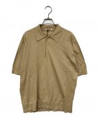 AURALEEオーラリー）の古着「23SS SUPER HIGH GAUGE COTTON KNIT POLO」｜ベージュ