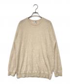 H BEAUTY&YOUTHエイチ ビューティー&ユース）の古着「CASHMERE CREW NECK/カシミヤニット」｜ベージュ