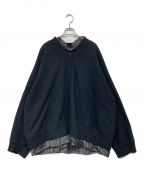 Maison Margielaメゾンマルジェラ）の古着「Vneck Lined Sweatshirt」｜ブラック