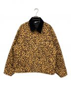 BlackEyePatchブラックアイパッチ）の古着「LEOPARD DUCK JACKET」｜ブラウン