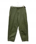 THE NORTHFACE PURPLELABELザ・ノースフェイス パープルレーベル）の古着「Stretch Twill Wide Tapered Pants/ストレッチツイルワイドテーパードパンツ」｜カーキ