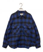 F/CE.エフシーイー）の古着「CHECK FIELD SHIRT/チェックフィールドシャツ」｜ブルー