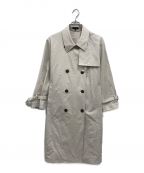 theoryセオリー）の古着「Sleek Trench DBL BR Trench　01-3109600-320-902」｜グレー×ベージュ