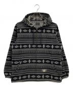 BAY SIDE MOTOR GEARベイサイドモーターギア）の古着「Native Pattern Zip Parka」｜グレー