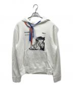 OFFWHITEオフホワイト）の古着「RUIND FACTORY HOODIE/プルオーバーパーカー/OMBB034F19E30013」｜ホワイト