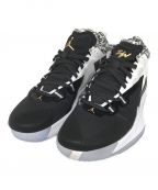 NIKEナイキ）の古着「JORDAN ZION 1 PF BLACK/METALLIC GOLD-WHITE」｜ブラック×ホワイト