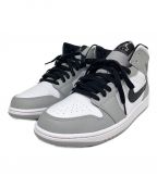 NIKEナイキ）の古着「AIR JORDAN 1 MID light smoke grey/black-whiteミッドカットスニーカー/554724-092」｜グレー