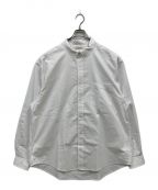 STUDIO R330ステュディオ アールスリーサーティー）の古着「WHITE COTTON SHIRT - OVERSIZED FIT/オーバーシャツ/オーバーサイズシャツ/シャツ/SH21170-IT」｜ホワイト