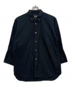 COMME des GARCONS HOMME PLUSコムデギャルソンオムプリュス）の古着「カフス釦ブロードシャツ//AD2016PS-B006」｜ブラック