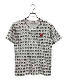 PLAY COMME des GARCONS（プレイ コムデギャルソン）の古着「ロゴＴシャツ/AZ-T036」｜ホワイト