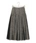 IRENE (アイレネ) Woven Check Lace Skirt/20A87003 ブラック サイズ:34：8000円