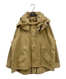 THE RERACS（ザ リラクス）の古着「LOOSE SHORT MODS COAT/ルーズショートモッズコート/ショートジャケット/マウンテンパーカー/20SS-RECT-228L-2-J」｜ベージュ