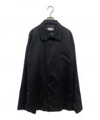 MAISON SPECIALメゾンスペシャル）の古着「T/W Stretch Prime-Over Hospital Jacket/オーバーホスピタルジャケット/11241111501」｜ブラック