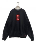 THE BLACK EYE PATCHブラックアイパッチ）の古着「HANDLE WITH CARE CREWSWEAT/取扱注意/スウェット/クルーネックスウェット」｜ブラック