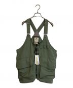 Snow peakスノーピーク）の古着「TAKIBI Weather Cloth Vest」｜カーキ