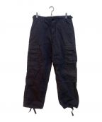 stussyステューシー）の古着「MILITARY CARGO PANT RIPSTOP」｜ブラック